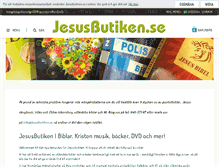 Tablet Screenshot of jesusbutiken.se